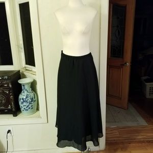 Hampton NIghts Chiffon Maxi Evening Skirt 12